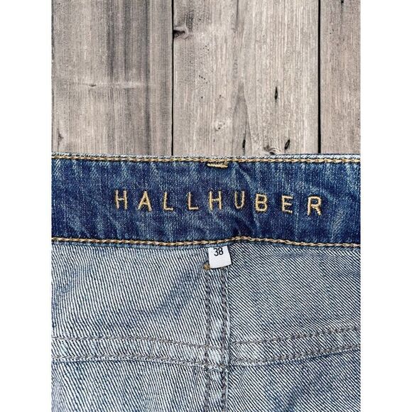 Hallhuber Distressed Denim Jeans Womens Size 32x29.5 - Picture 2 of 8